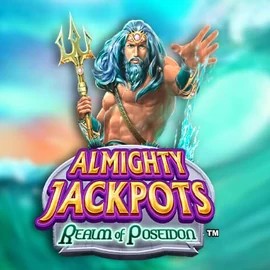 Almighty Jackpots – Realm of Poseidon by Novomatic, showcased at spinorhinocasino.gr.com – game logo