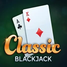 Classic Blackjack slot icon by Red Tiger Gaming, available at Spinorhino Casino