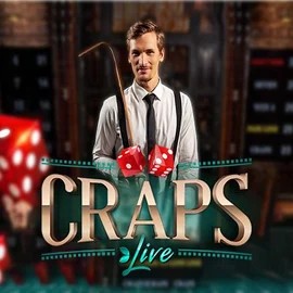 Live Craps by Evolution, showcased at spinorhinocasino.gr.com – game logo
